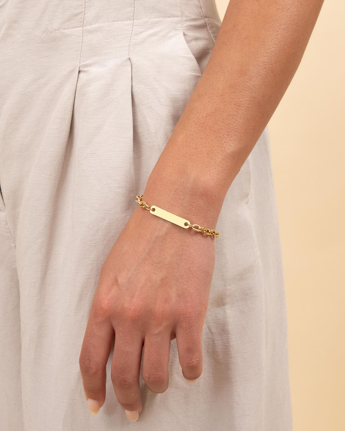 Graveerarmband Graveerplaat