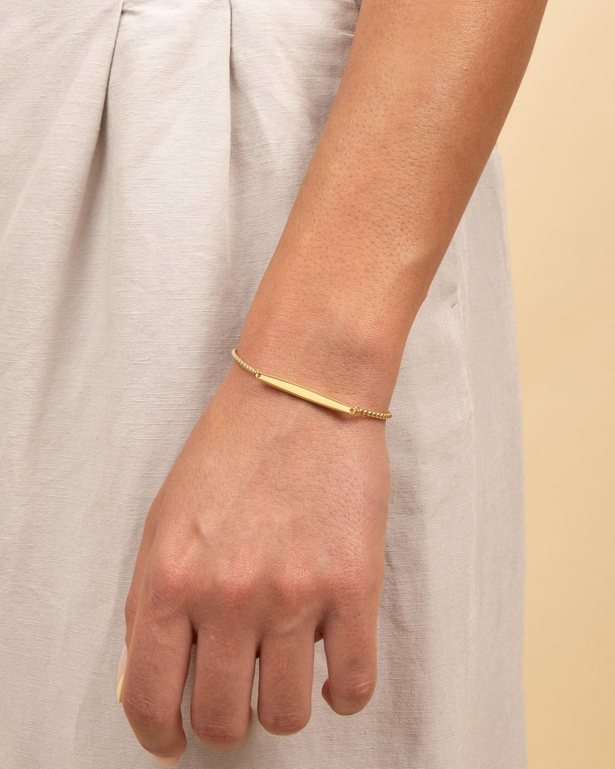 Graveerarmband Graveerplaat