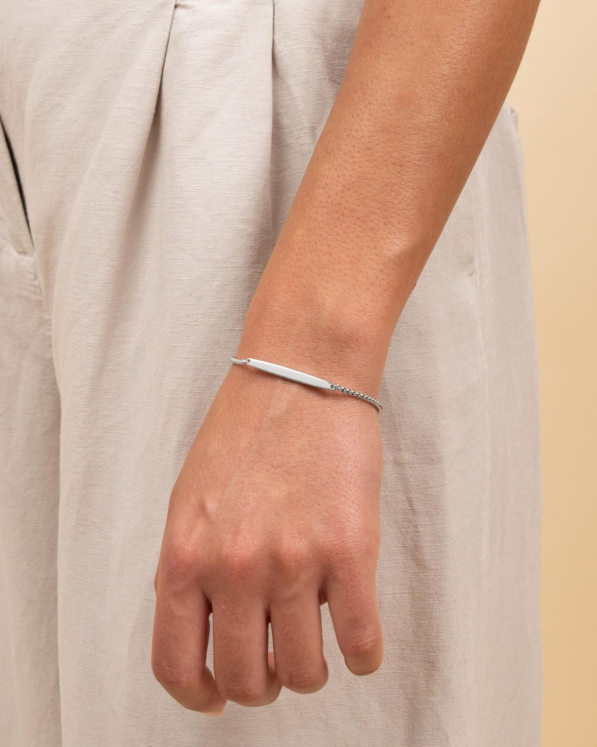 Graveerarmband Graveerplaat