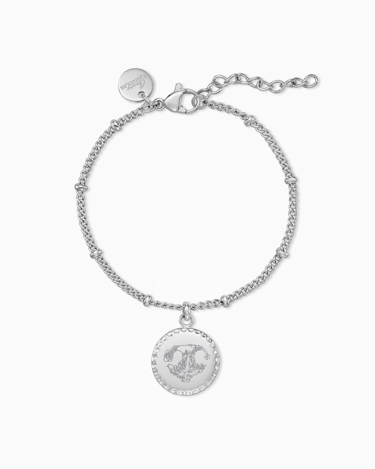 Nose print engraving bracelet engraving plate round