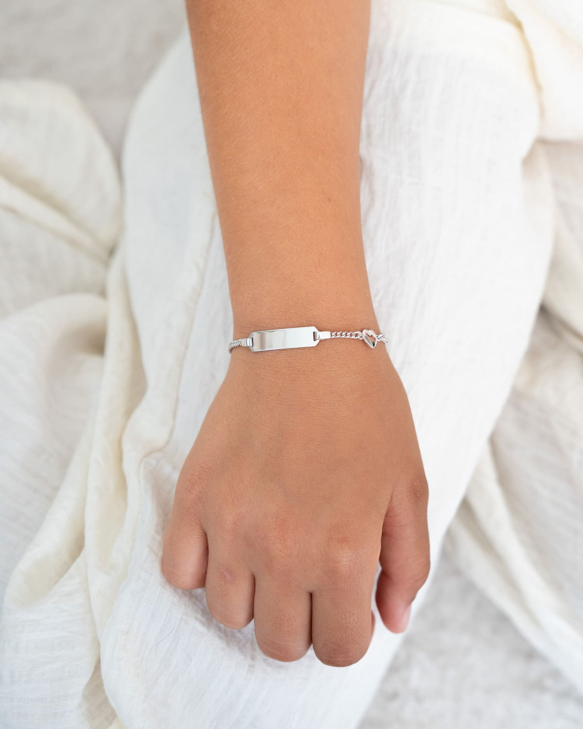 Gravurarmband Gravurplatte Herz