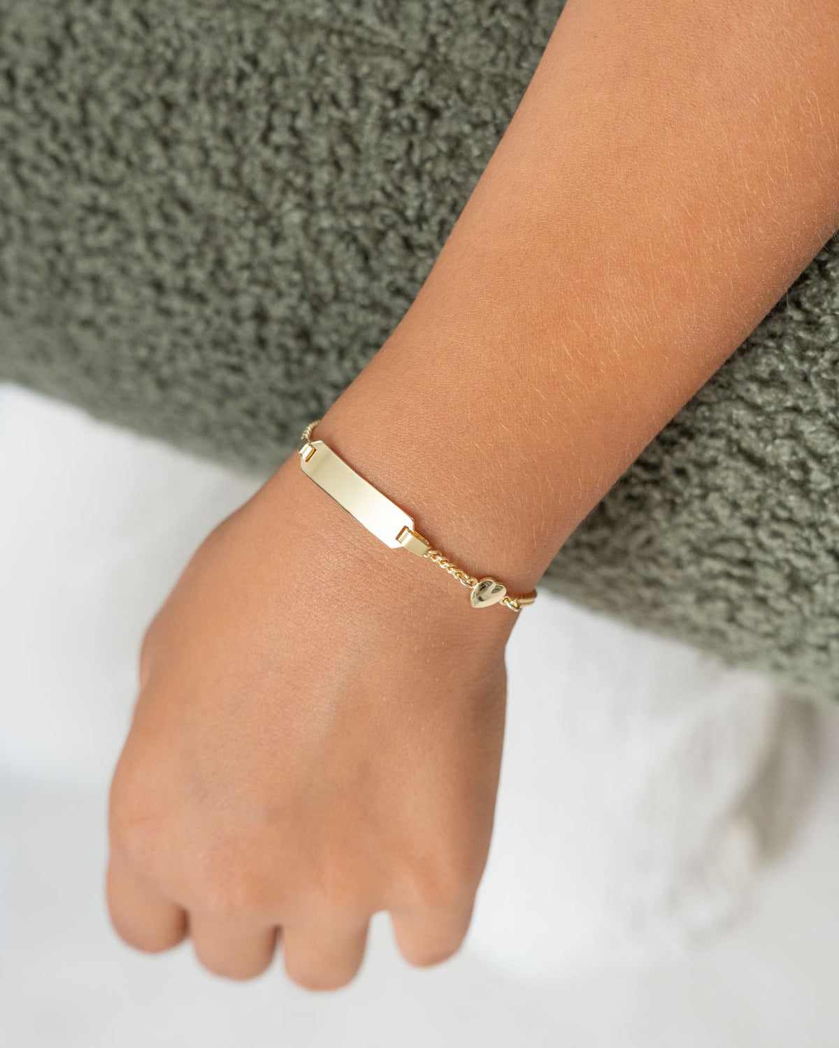 Gravurarmband Gravurplatte Herz