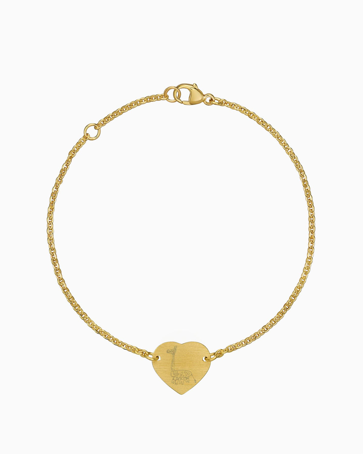 Eigene Zeichnung Gravurarmband Gravurplatte Herz