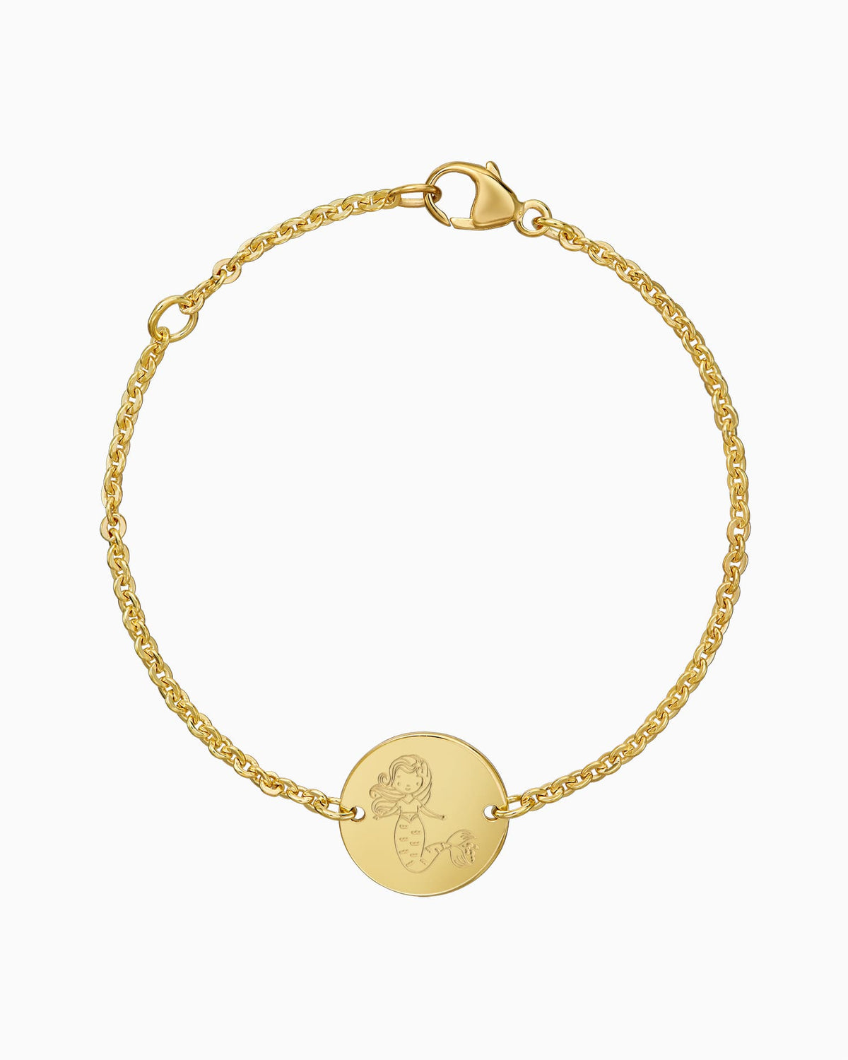 Kindersymbole Gravurarmband Gravurplatte Rund Zirkonia