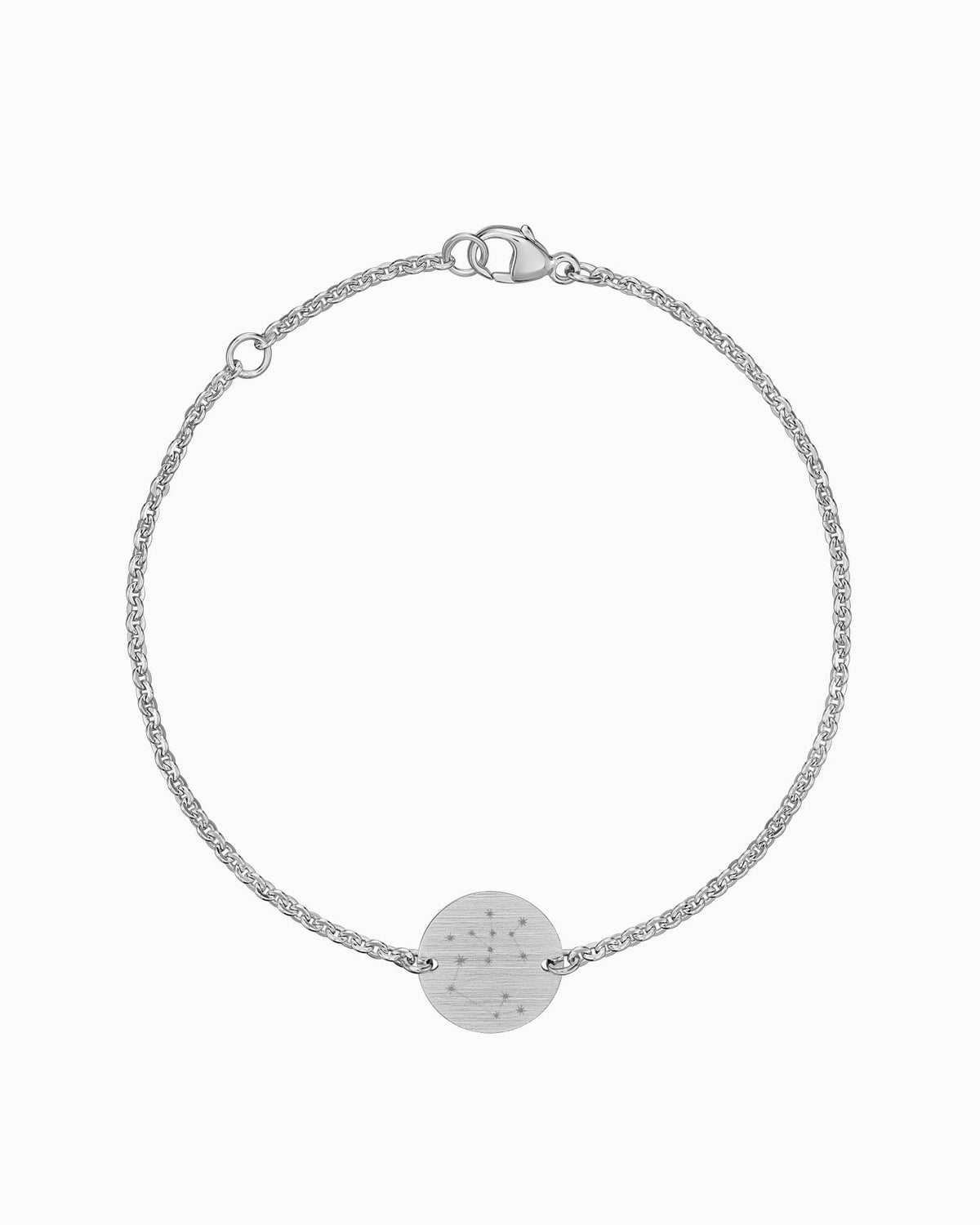 Sternzeichen Gravurarmband Gravurplatte Rund
