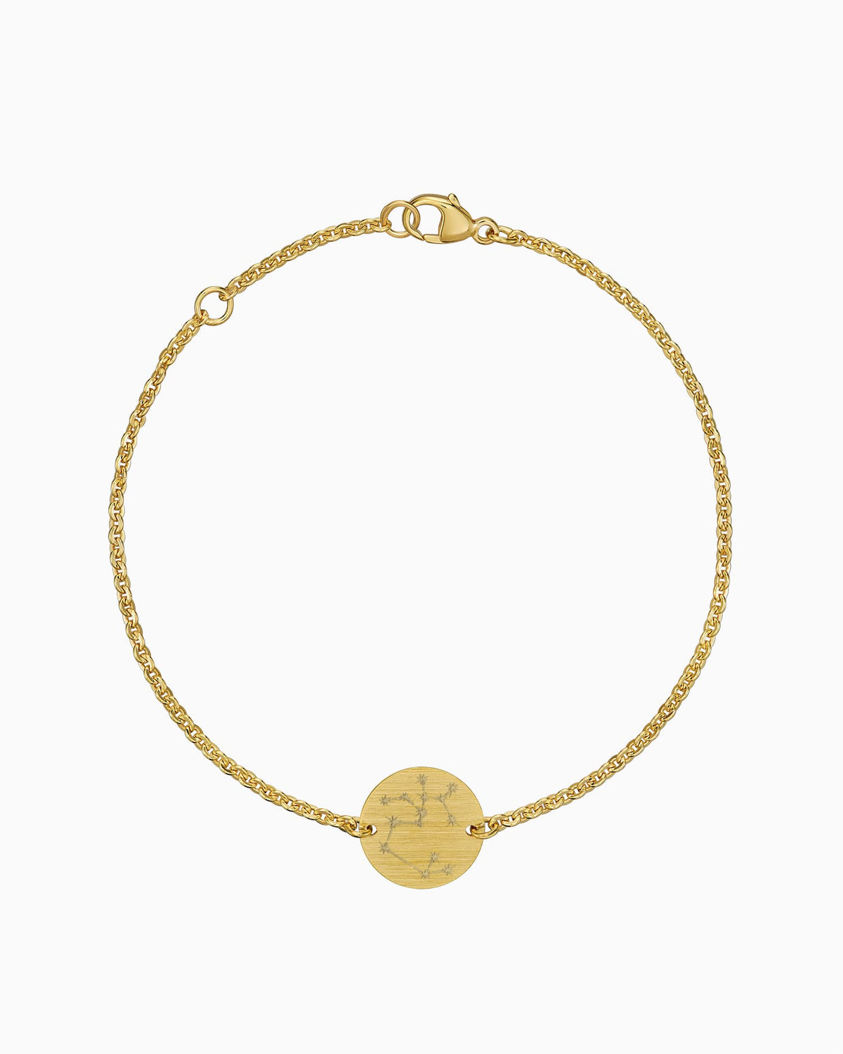 Sternzeichen Gravurarmband Gravurplatte Rund