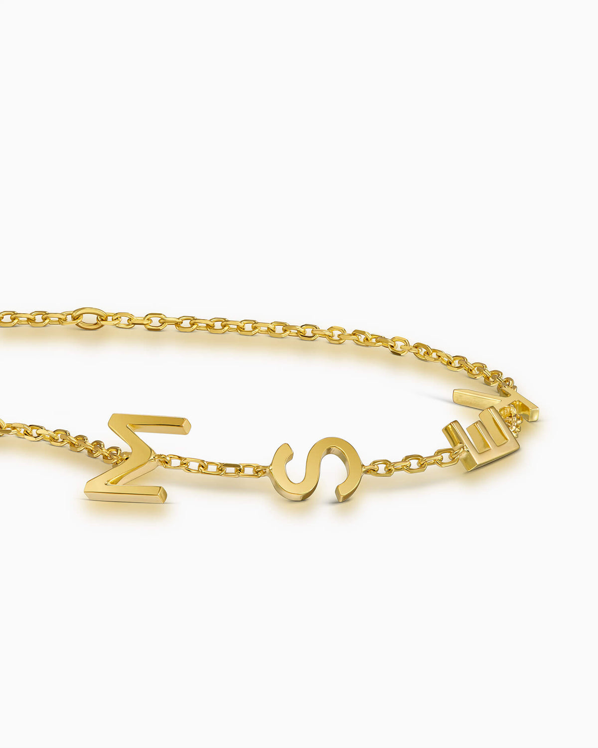 Buchstaben Armband