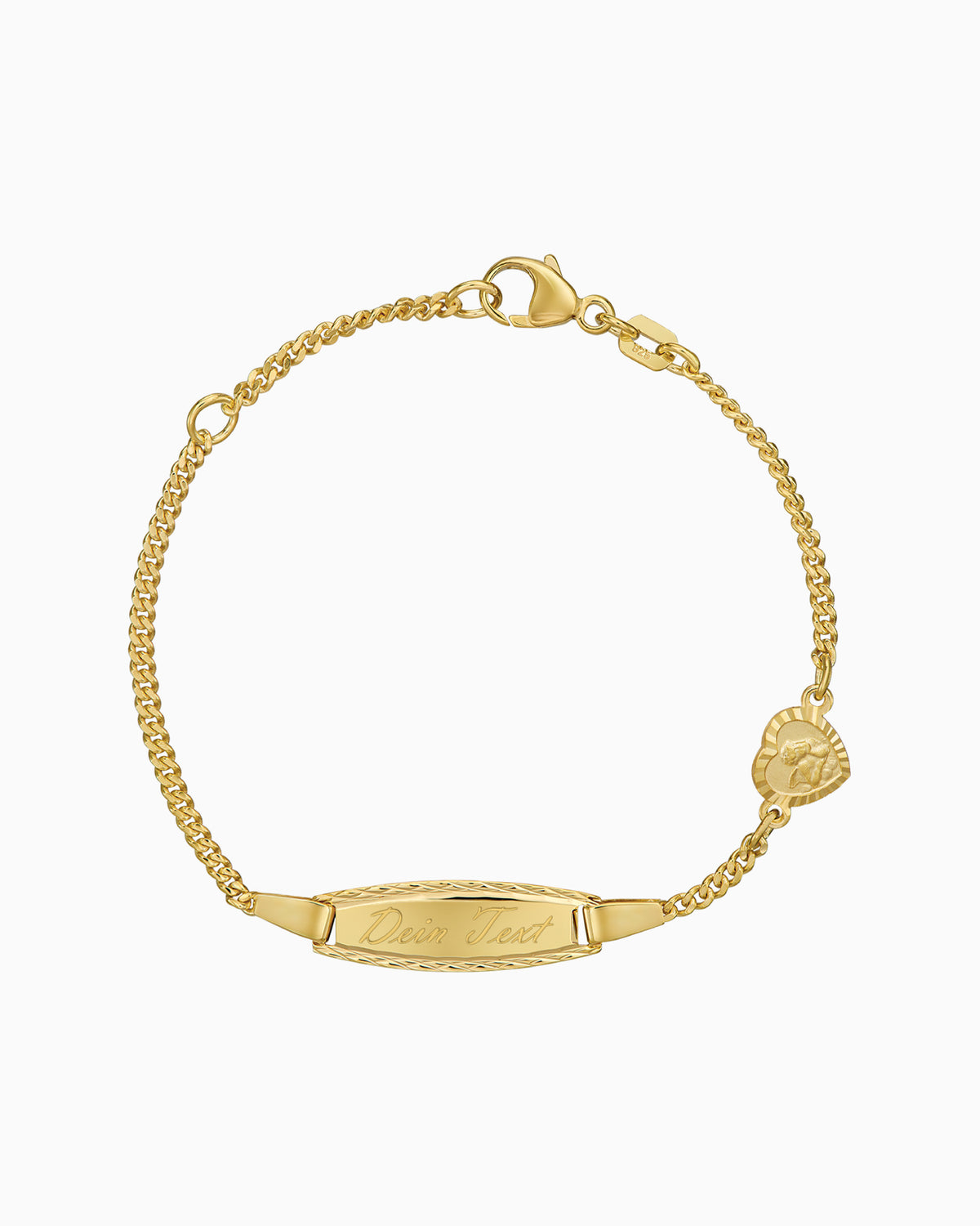 Gravurarmband Gravurplatte Schutzengel Herz