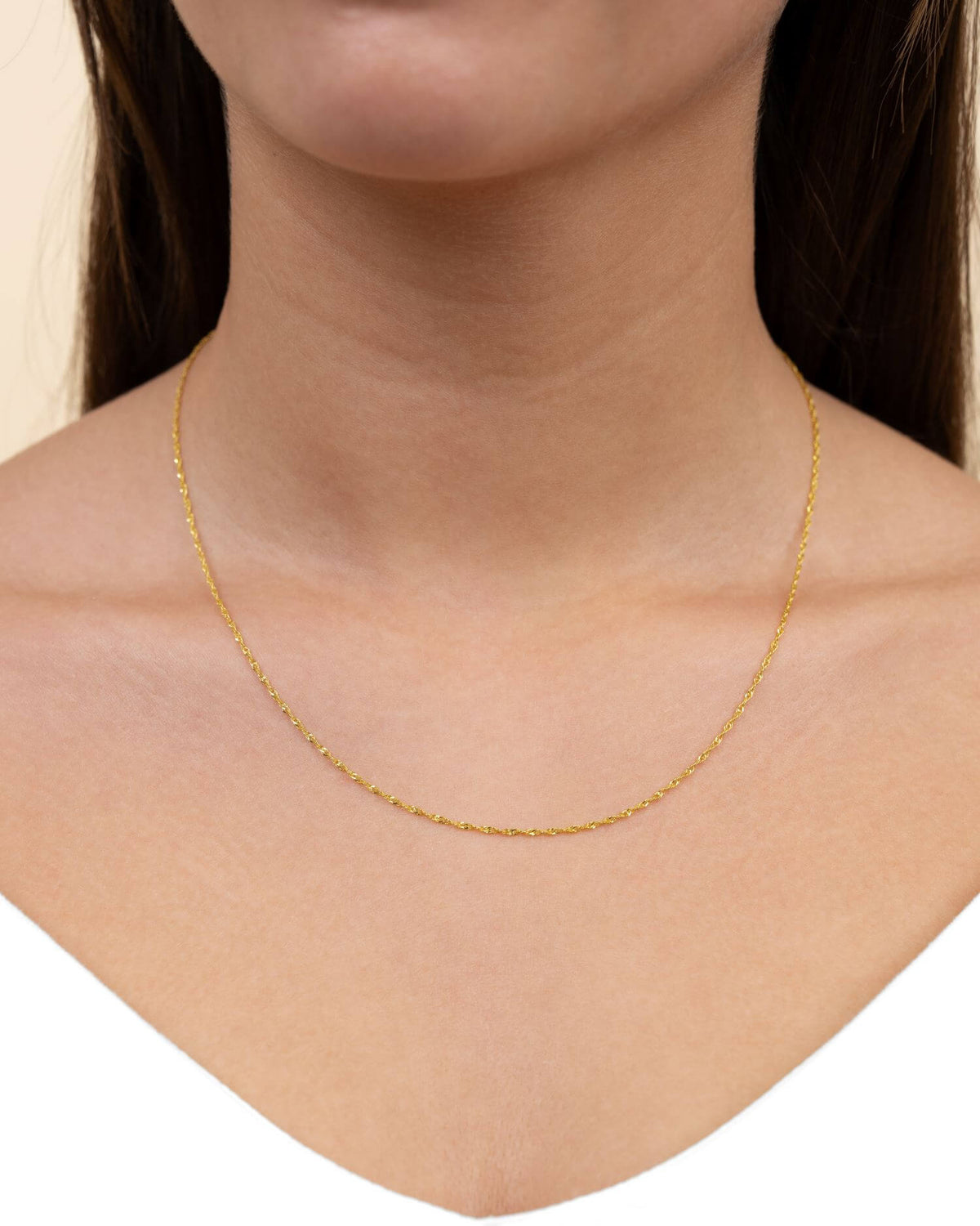 Singapurkette 585 Gold 1,60mm