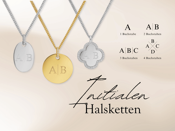 Damen Initialen Halsketten