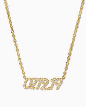 Datum-ketting met zirkonia