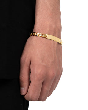 Graveerarmband Graveerplaatje Pantser ID-armband