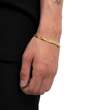 Engraving bracelet Engraving plate Figaro ID bracelet