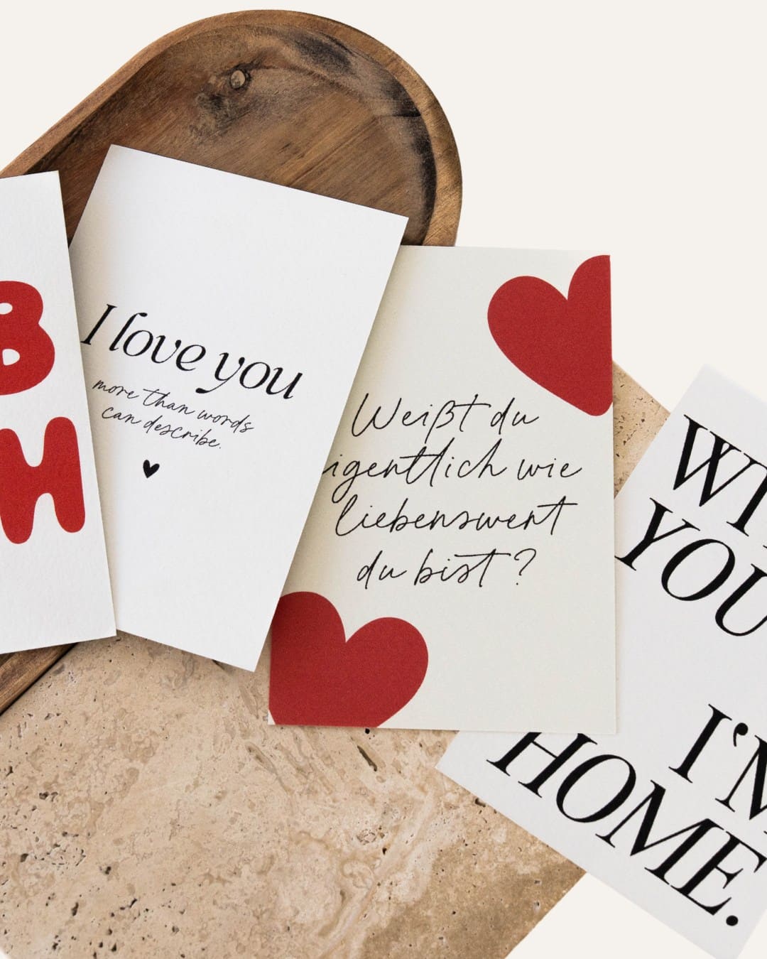 Geschenktasche & Valentintstagskarte