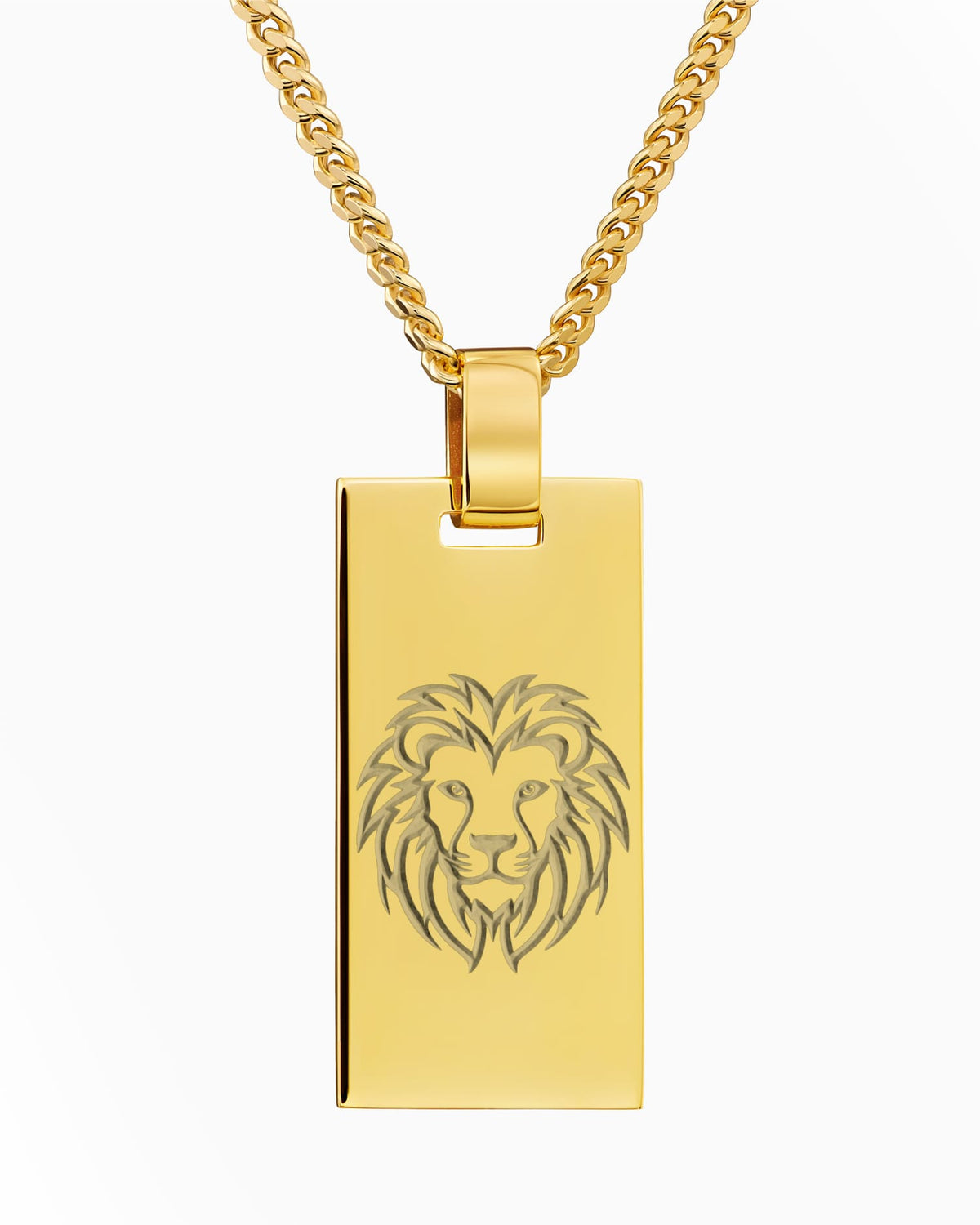 Graphic upload engraving plates necklace pendant rectangle