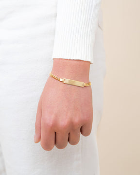 Gravurarmband Gravurplatte Mattiert