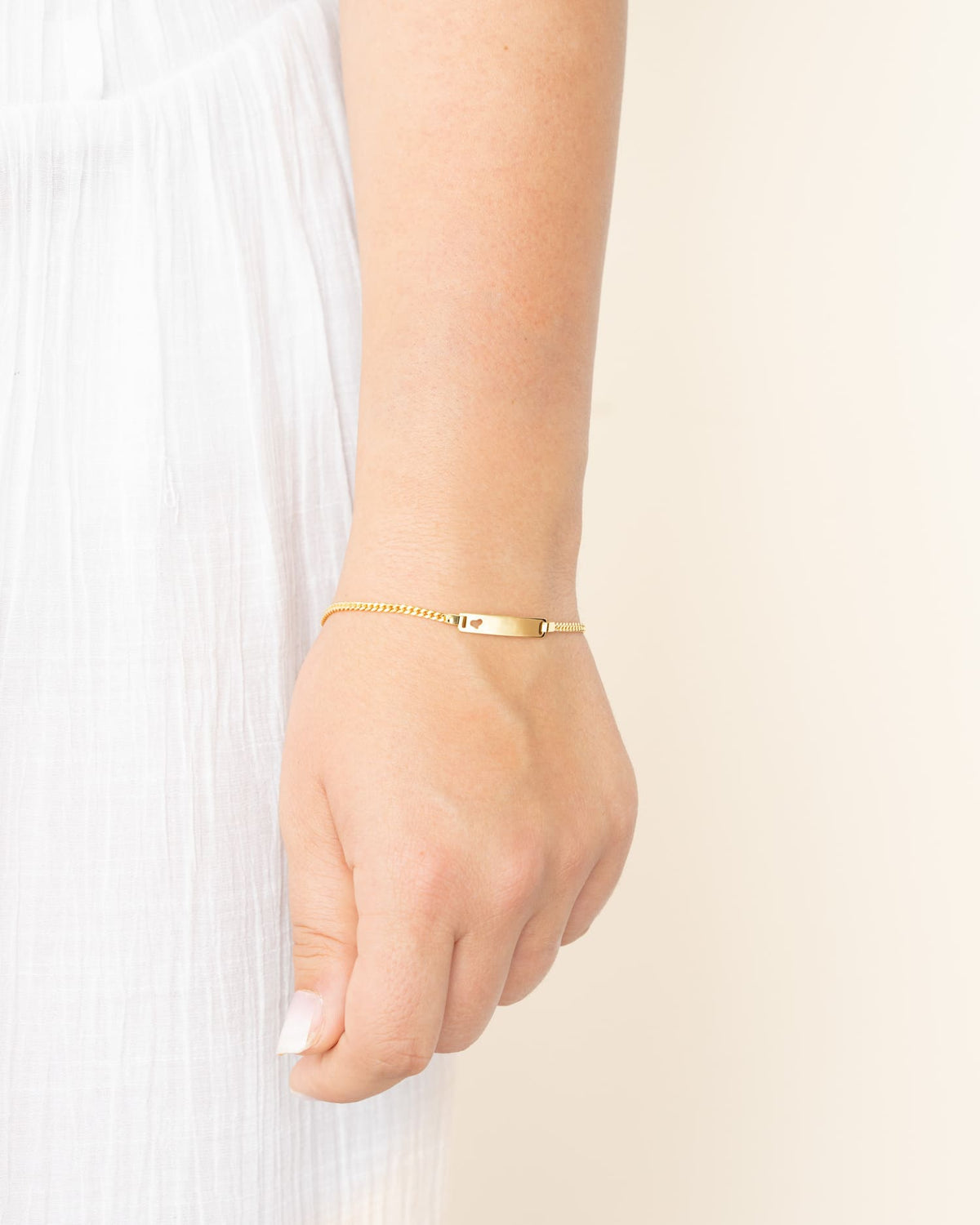 Gravurarmband Gravurplatte Herz