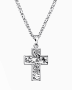 Kruis ketting graveerplaat hanger Sueno