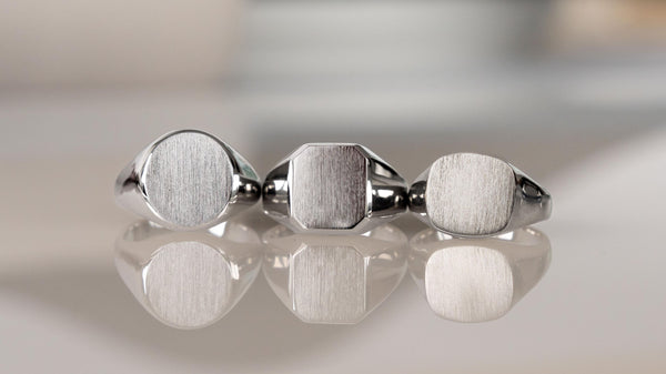 Engraved rings/ signet rings for men