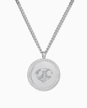 Nasenabdruck Gravurplatte Halskette Anhänger Zirkonia 17mm