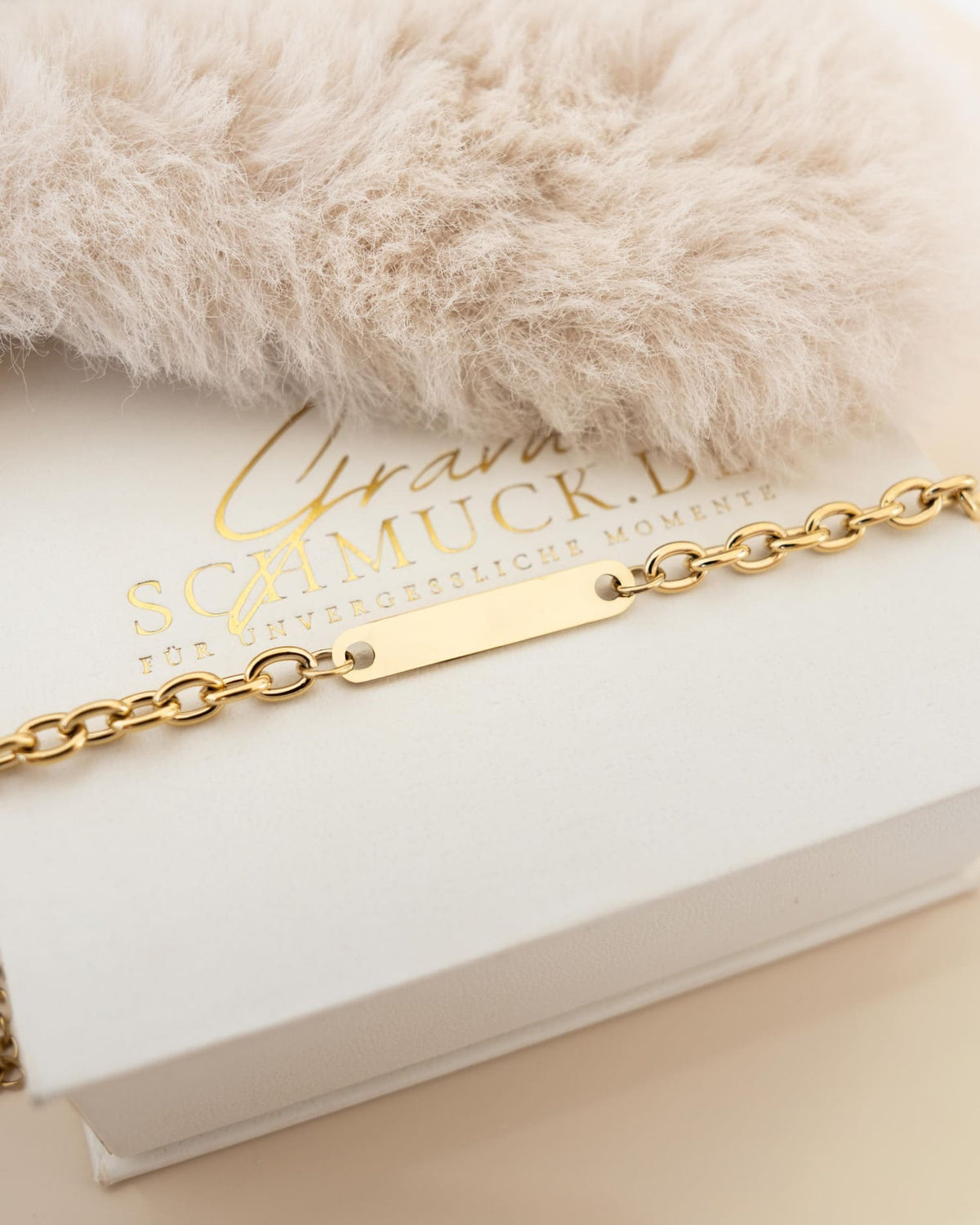 Gravurarmband Gravurplatte