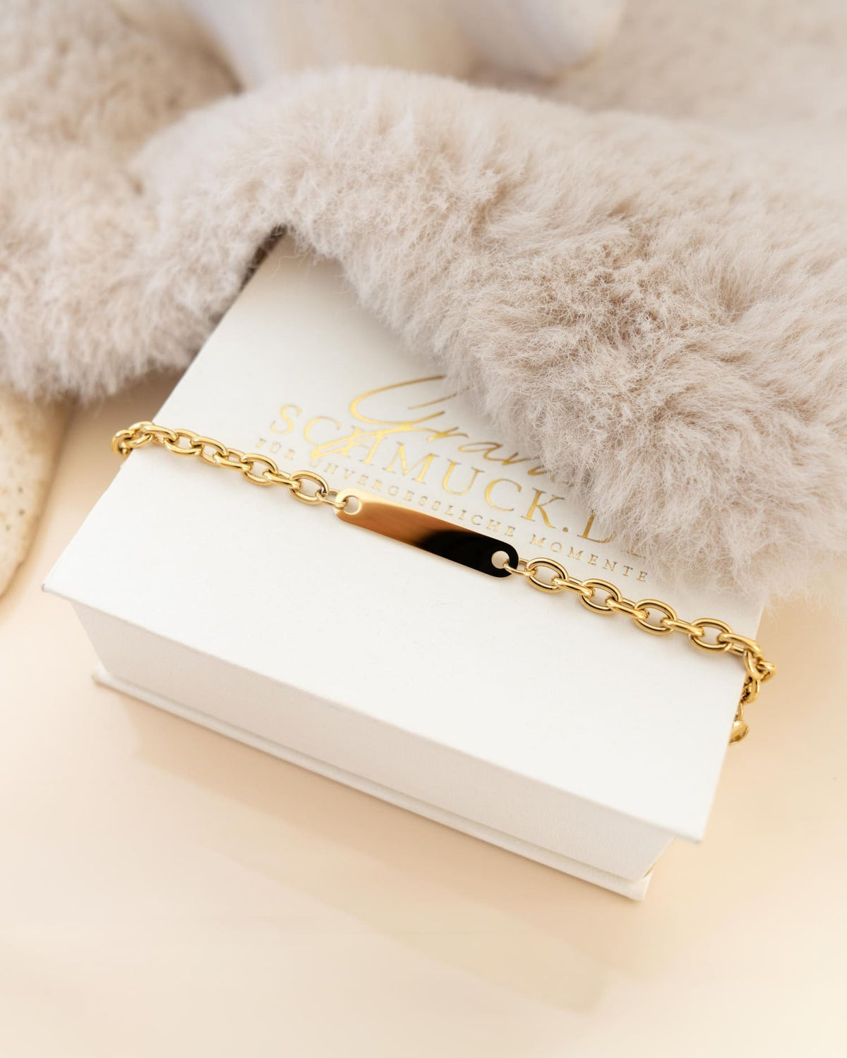 Gravurarmband Gravurplatte
