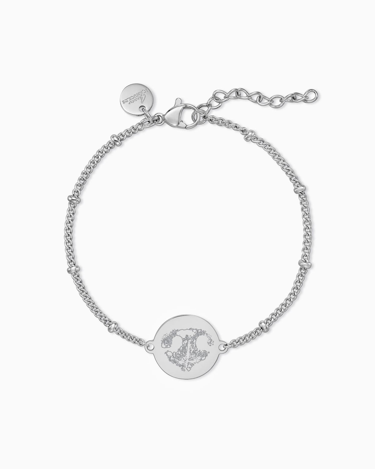 Nose print engraving bracelet engraving plate round