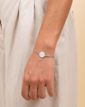 Sternzeichen Gravurarmband Gravurplatte Rund