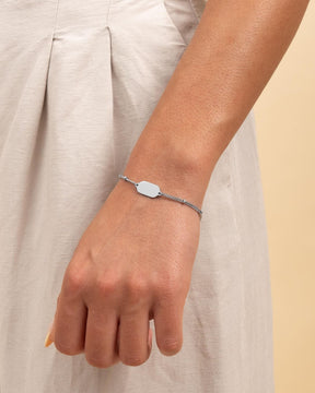 Handschrift Upload Gravurarmband Gravurplatte Oval