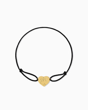 Sternzeichen Gravurarmband Gravurplatte Stoffarmband Herz