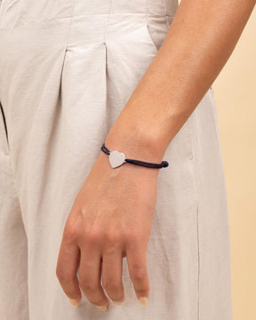 Koordinaten Gravurarmband Gravurplatte Stoffarmband Herz
