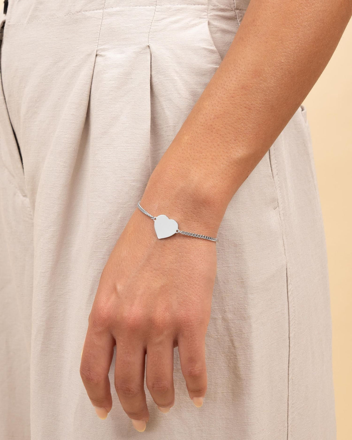 Sternzeichen Gravurarmband Gravurplatte Herz