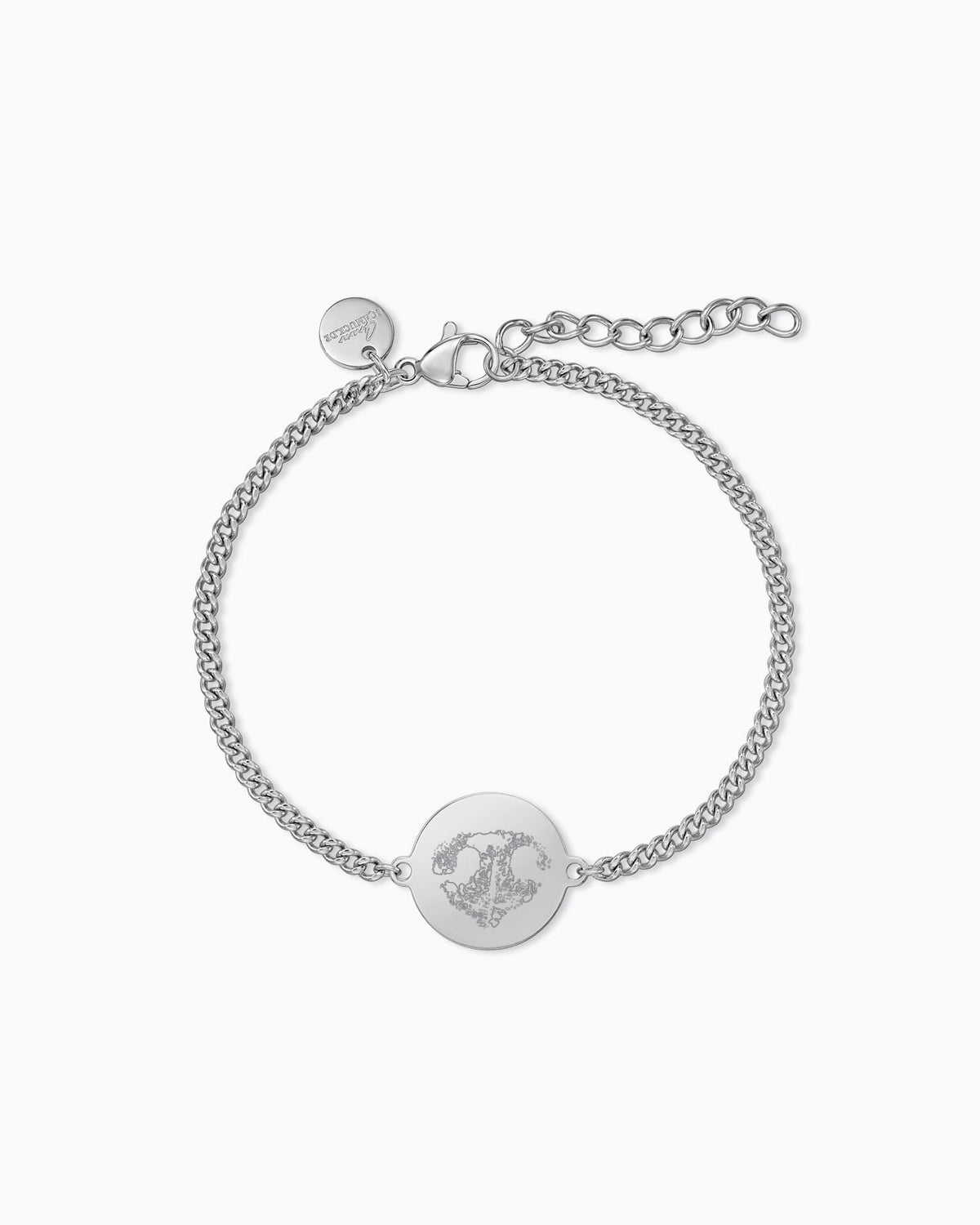 Nose print engraving bracelet engraving plate round
