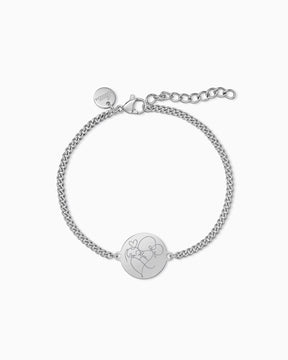 Afbeelding/grafiek uploaden graveerarmband graveerplaatje rond