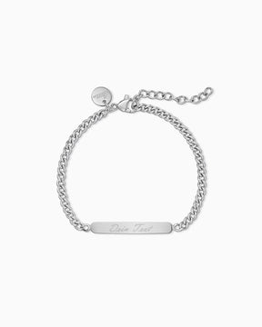 Graveerarmband Graveerplaat