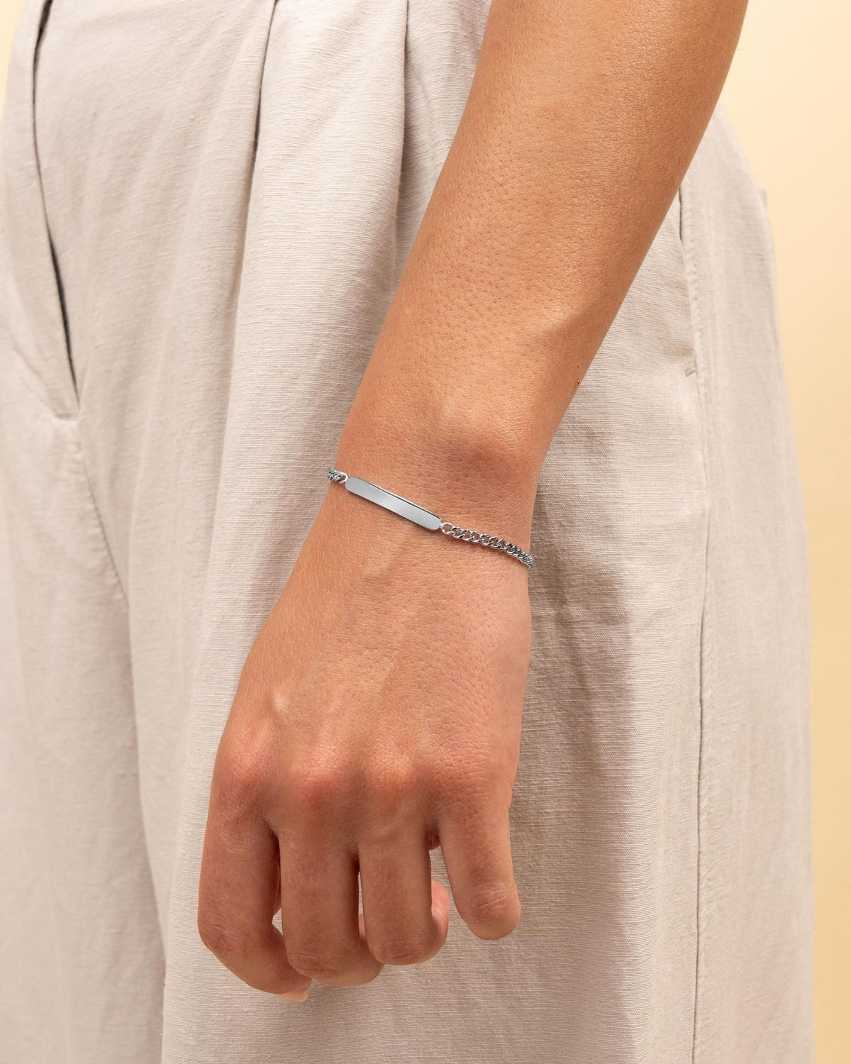 Graveerarmband Graveerplaat