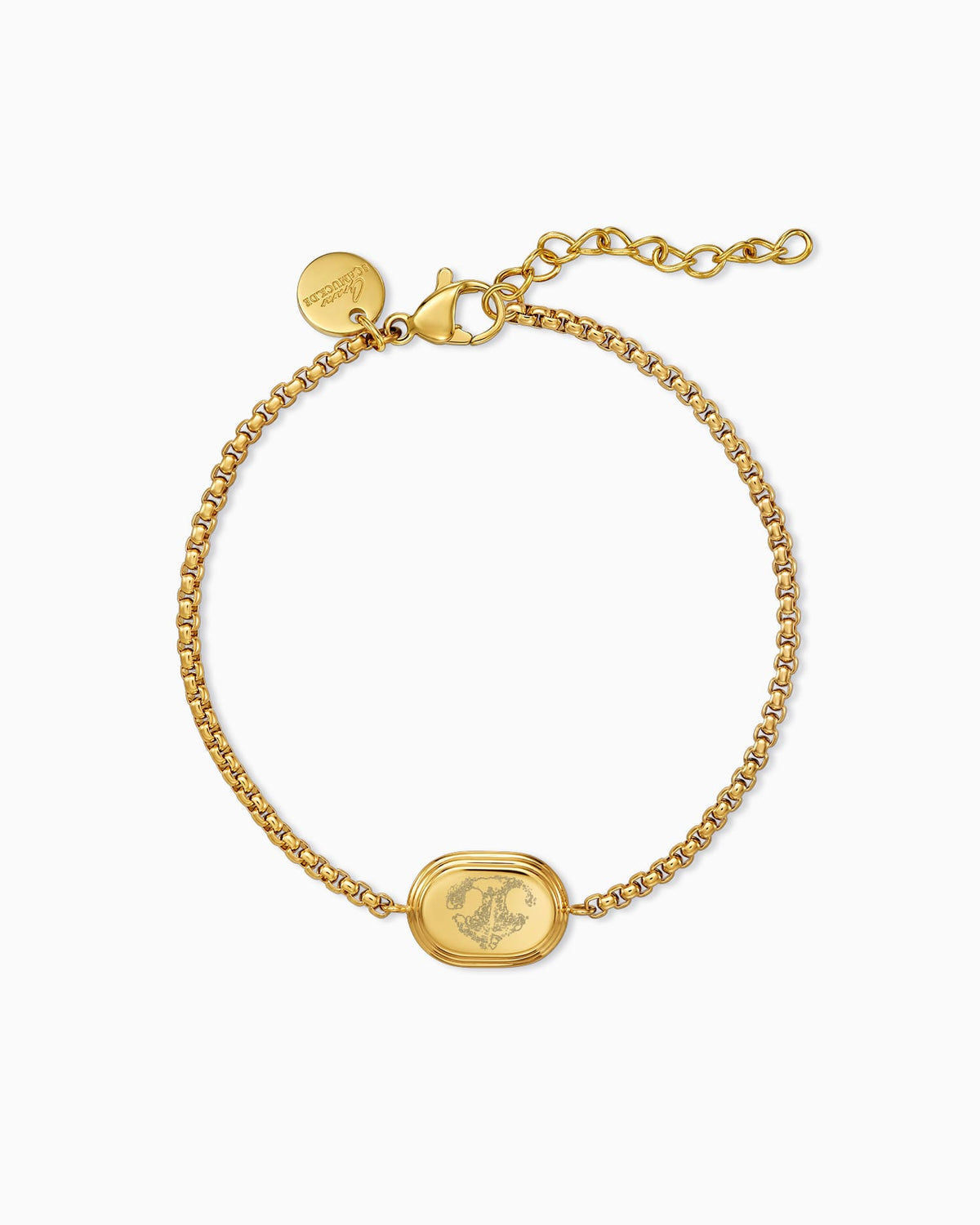 Nose print engraving bracelet engraving plate oval