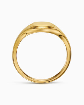 Koordinaten Gravurring Goldring Oval