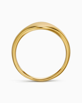 Pfotenabdruck Gravurring Damen Goldring