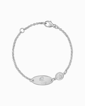Kindersymbole Gravurarmband Gravurplatte Schutzengel