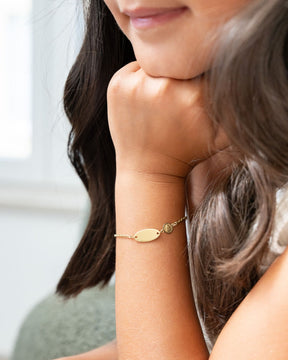 Fußabdruck Gravurarmband Gravurplatte Schutzengel