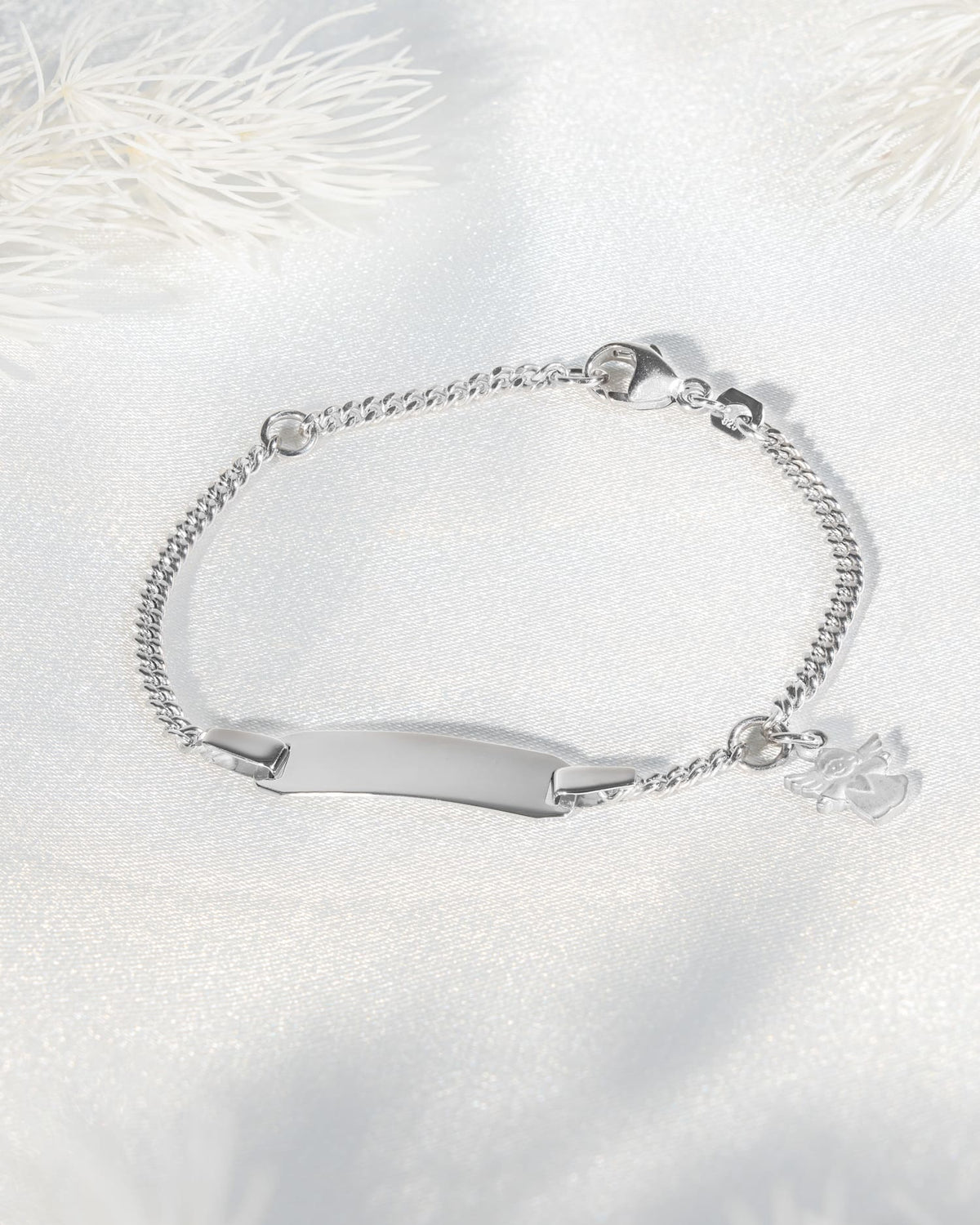 Gravurarmband Gravurplatte Schutzengel
