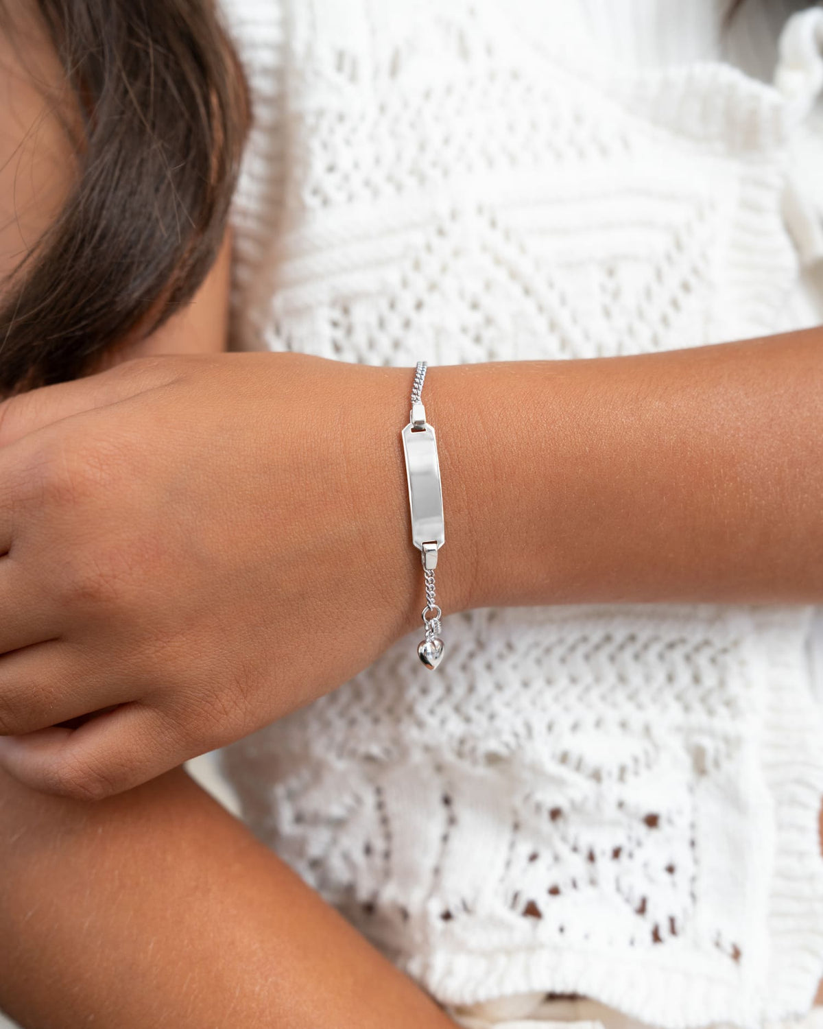 Gravurarmband Gravurplatte Herz