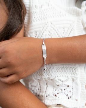 Gravurarmband Gravurplatte Herz