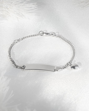 Gravurarmband Gravurplatte Herz