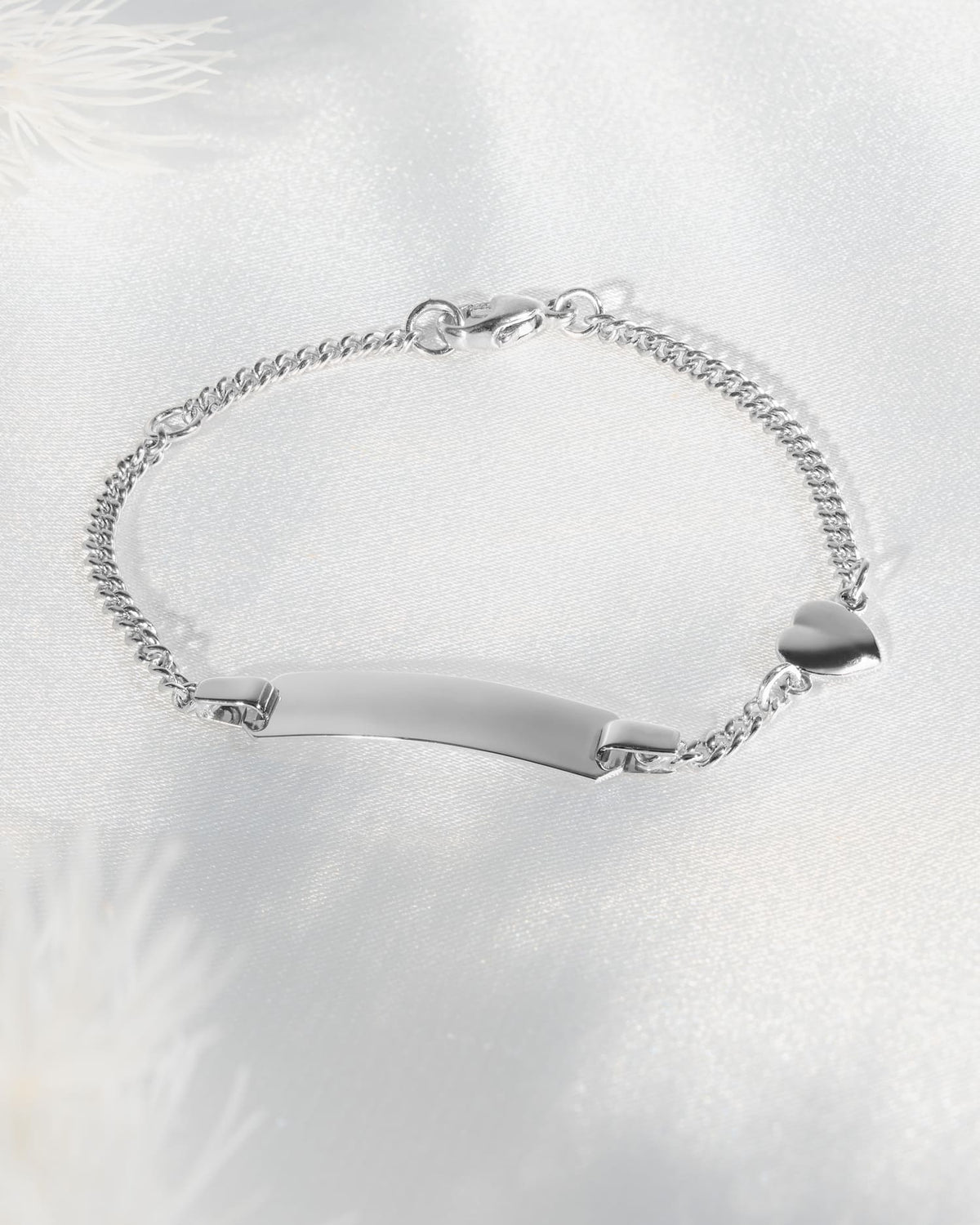 Gravurarmband Gravurplatte Herz