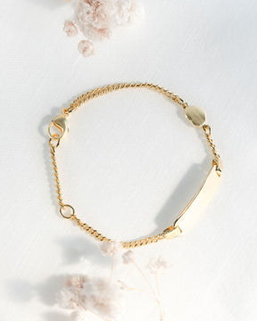Gravurarmband Gravurplatte Herz