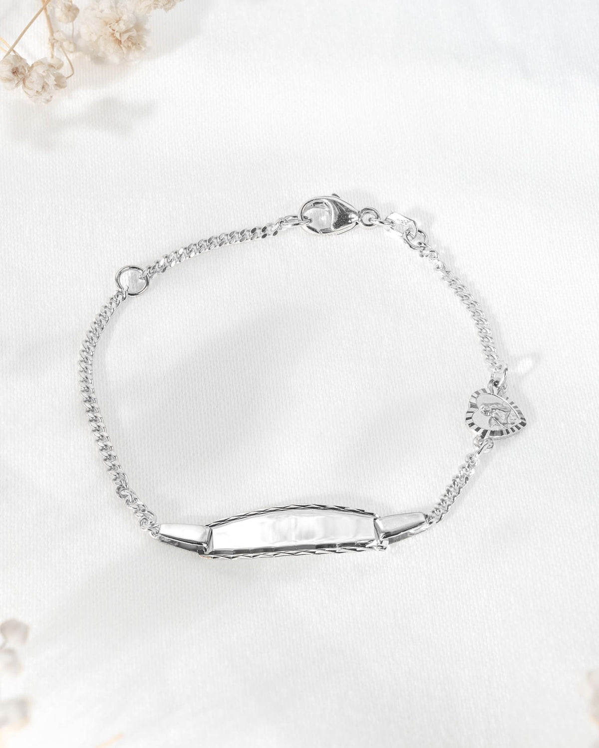 Gravurarmband Gravurplatte Schutzengel Herz