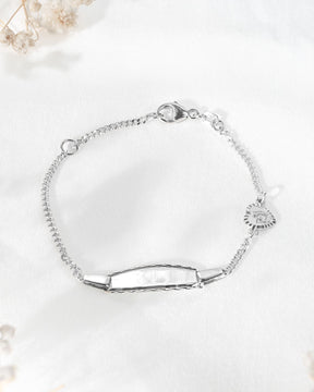 Gravurarmband Gravurplatte Schutzengel Herz
