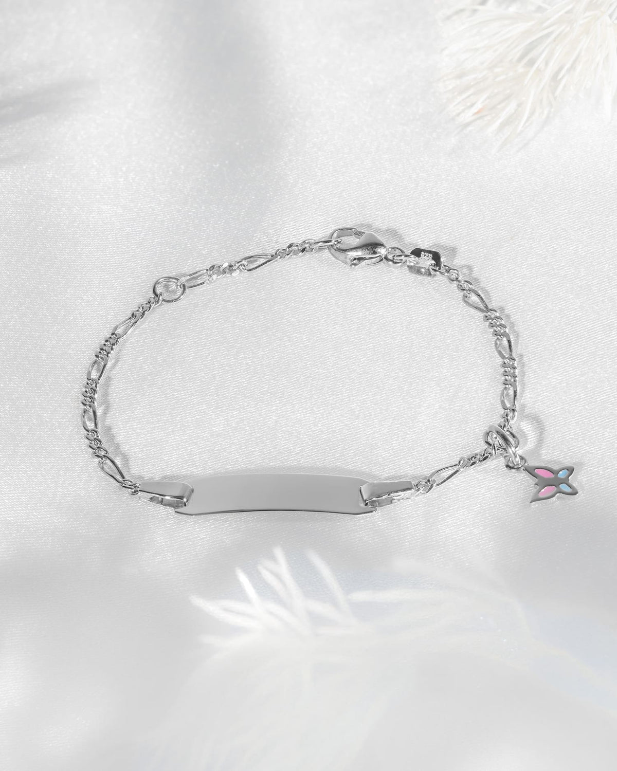 Gravurarmband Gravurplatte Schmetterling